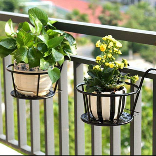 Móc tròn treo chậu hoa ban công đk 20-23cm