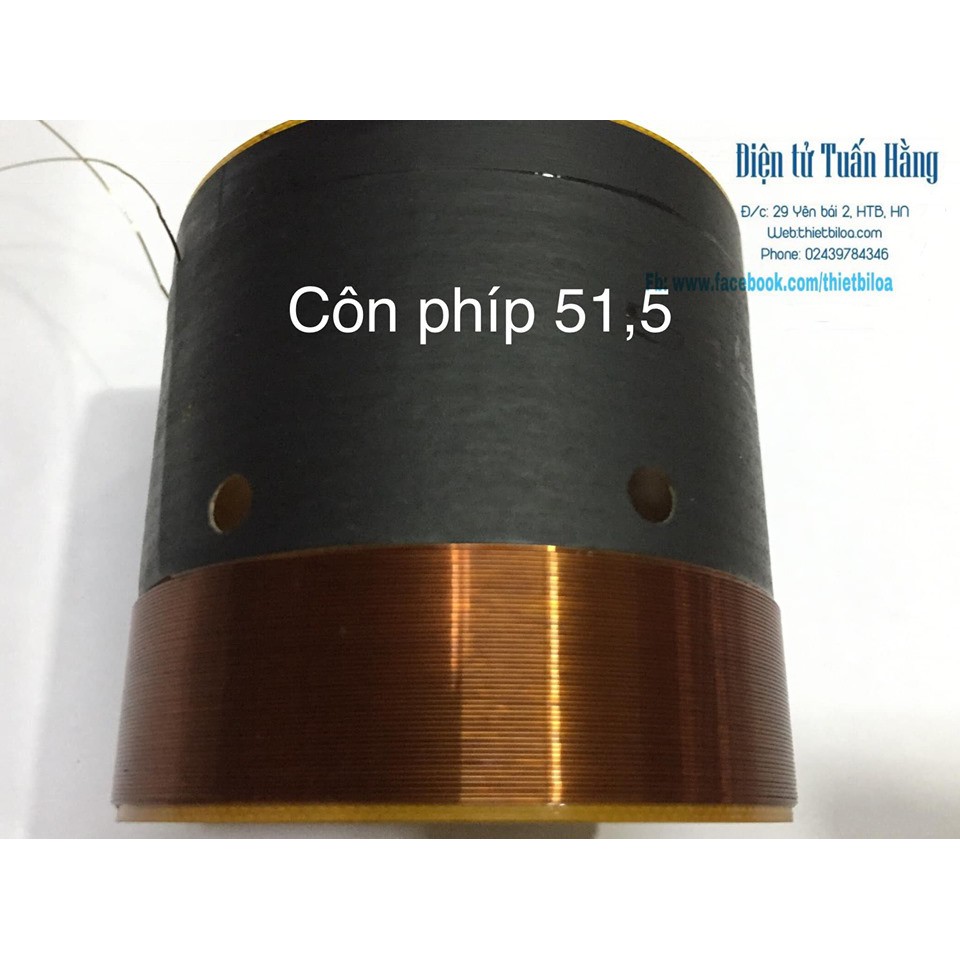 Côn loa bass 51,5 2 lớp