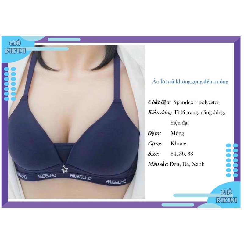 Áo ngực cao cấp không gọng đệm mỏng kiểu dáng thời trang. Áo lót năng động cup B có size 40 | BigBuy360 - bigbuy360.vn