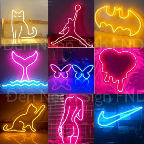 Đèn neon trang tri Phòng Ngủ Tiktok Decor nhà