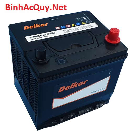 ẮC QUY DELKOR 50D20L 12V 50AH
