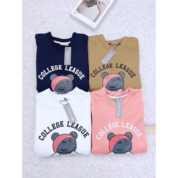 [FREESHIP - HÀNG LOẠI 1] ÁO NỈ GẤU PHỐI 4 MÀU SIÊU HOT | BigBuy360 - bigbuy360.vn