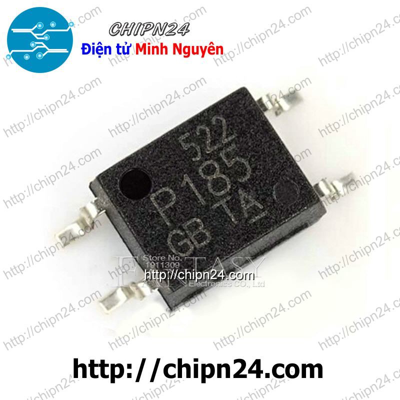 [3 CON] IC TLP185 SOP-4 (SMD Dán) (TLP185GB P185 TLP 185 Opto Trans 20mA 5-48V)