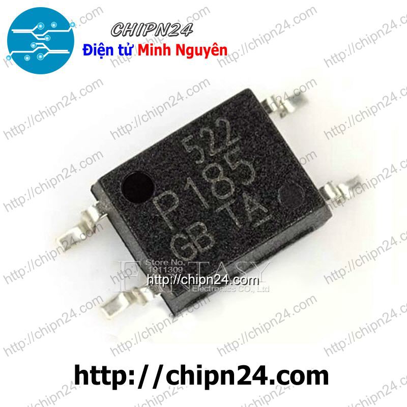 [3 CON] IC TLP185 SOP-4 (SMD Dán) (TLP185GB P185 TLP 185 Opto Trans 20mA 5-48V)