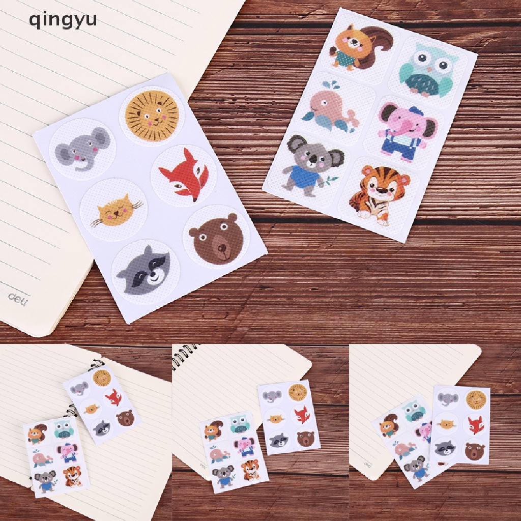 Set 10 Miếng Dán Chống Muỗi Họa Tiết Hoạt Hình Cho Bé