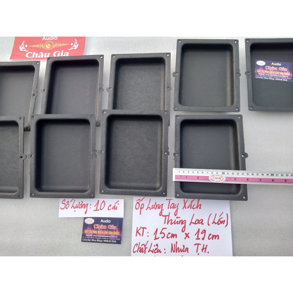 Ốp tay xách thùng loa 15cm 19cm 10 cái Audio Châu Gia
