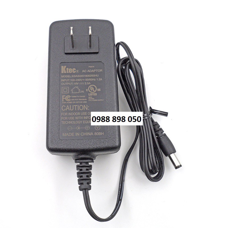 Adapter 18v 2.5 HÀNG CAO CẤP