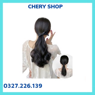 Tóc giả nữ cột 💄 FREESHIP 💄 cột ngắn 25cm
