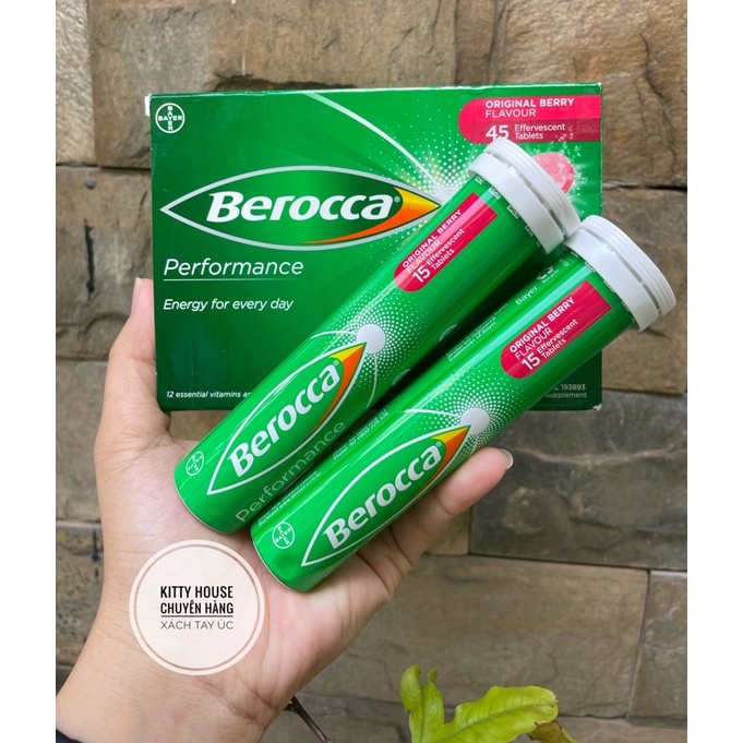 VIÊN SỦI BEROCA HƯƠNG DÂU CHUẨN CHÍNH HÃNG TUÝP 15 VIÊN