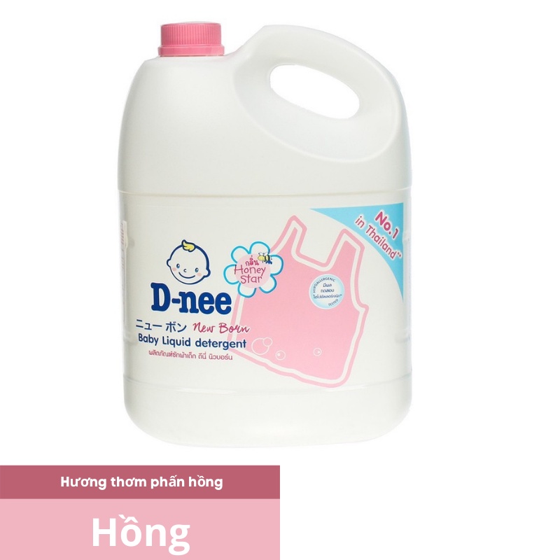 Nước giặt quần áo em bé Dnee Can 3000ml cho bé