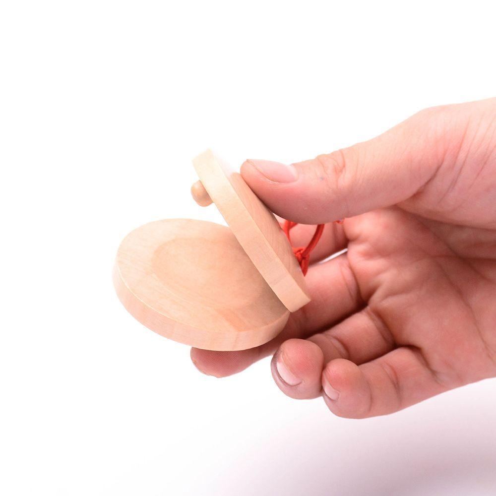 Bộ Gõ Castanets Bằng Gỗ Phát Triển Trí Tuệ Cho Nam Và Nữ