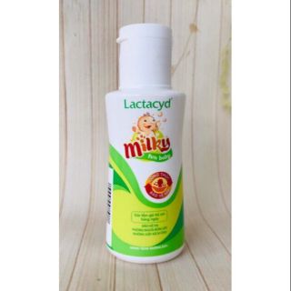 Sữa tắm gội lactacyd milky 60 ml cho bé