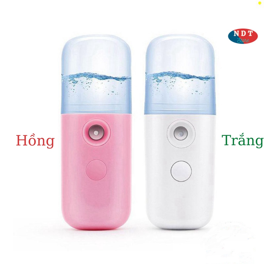 Máy Phun Sương Cầm Tay Mini Nano, Xịt Khoáng Mini Hỗ Trợ Cấp Nước Chăm Sóc Da