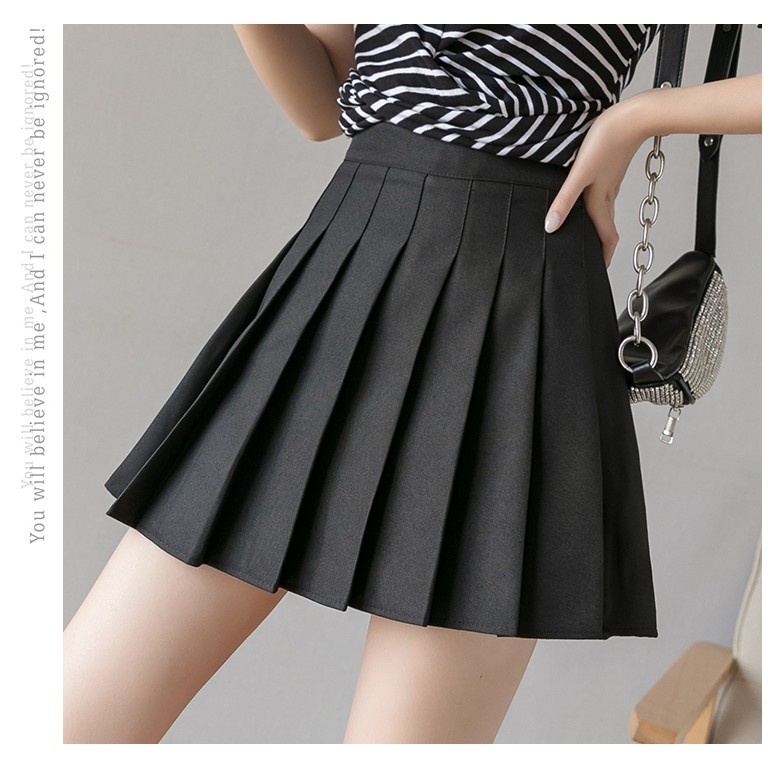 Chân váy xếp ly dáng chữ A lưng cao phong cách tennis xòe váy ngắn thời trang phong cách ulzzang | BigBuy360 - bigbuy360.vn