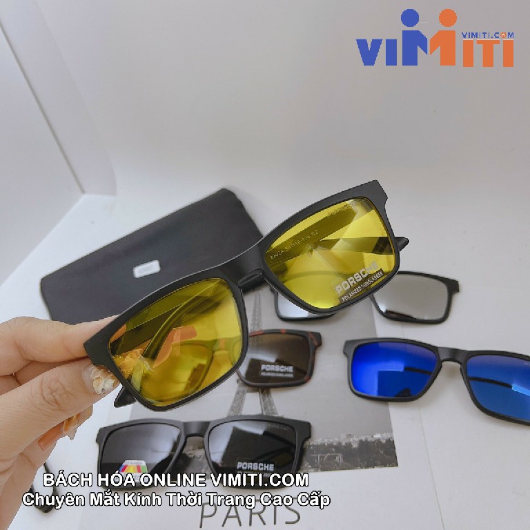 Mắt kính nam thời trang Porsche S120, Nam đeo rất đẹp, Bảo hành 2 năm, Tròng kính cao cấp Polarized chống tia UV 400