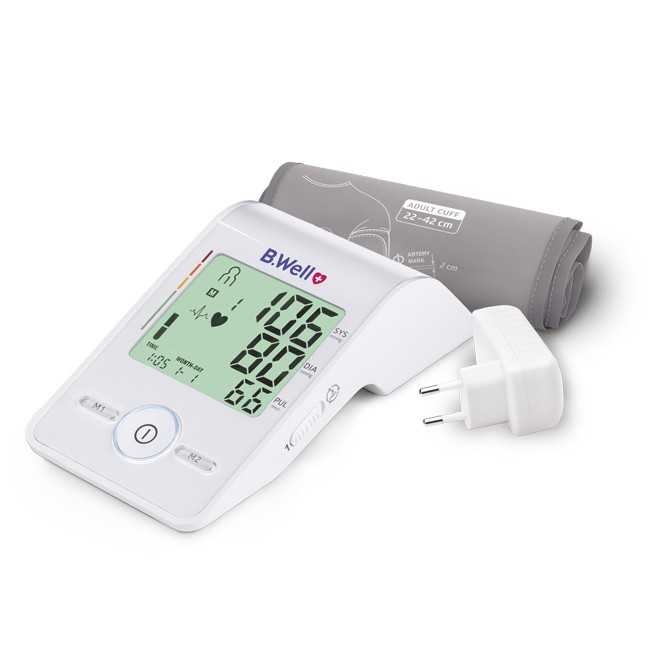 Máy đo huyết áp, máy đo huyết áp bắp tay B.WELL SWISS MED-55 hàng chính hãng của THUỴ SỸ