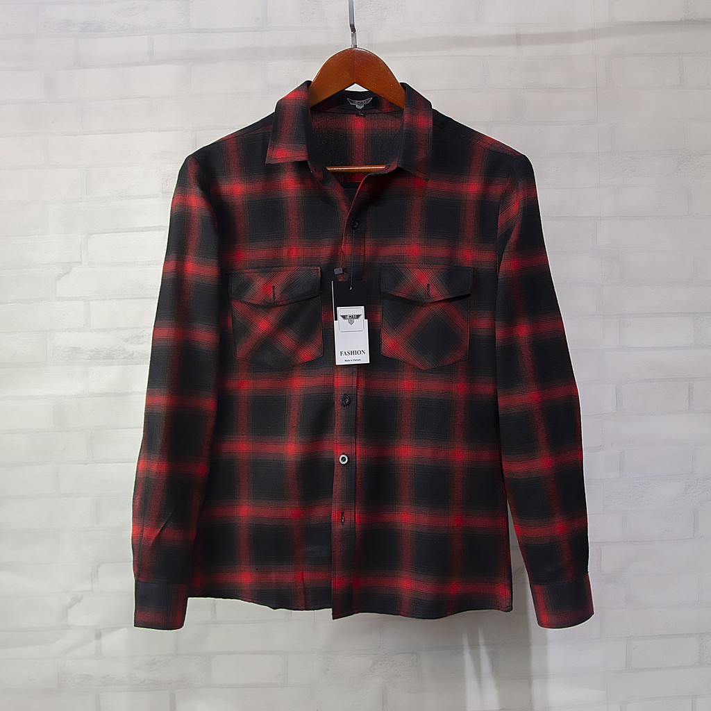 Áo sơ mi nam , sơ mi dạ caro cao cấp full hộp SM53 | BigBuy360 - bigbuy360.vn