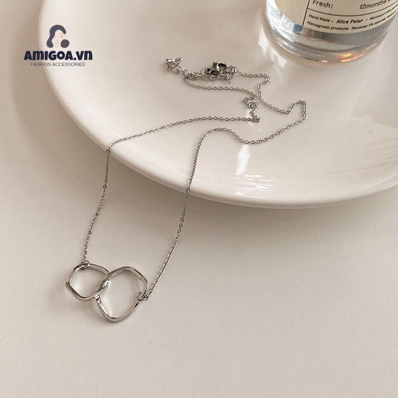 ✨✨Vòng Cổ Kim Loại Mặt Tròn Thời Trang Sáng Tạo Cho Nữ