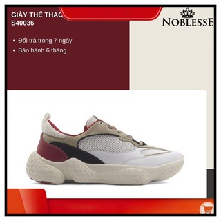Giày thể thao nam sneaker da thật đẹp noblesses cổ thấp thời trang-s40036