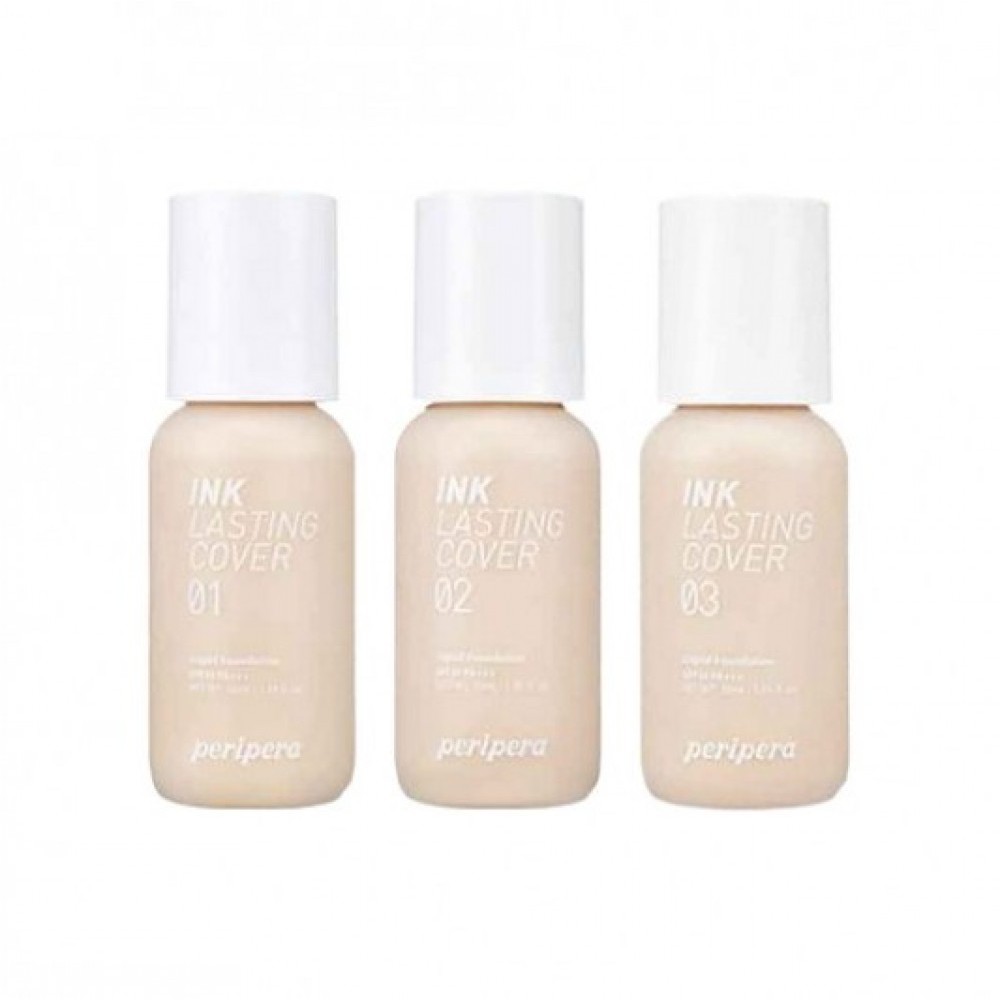 Kem Nền Trang Điểm Da Peripera Inklasting Cover Foundation 30ml