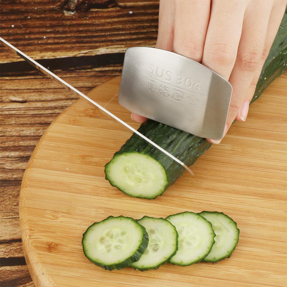 LAKAMIER Miếng Chắn Bảo Vệ Ngón Tay Khi Cắt Rau Củ