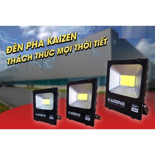 Đèn pha led kaizen 100w 50w 30w, đèn led pha ngoài trời kaizen 100w