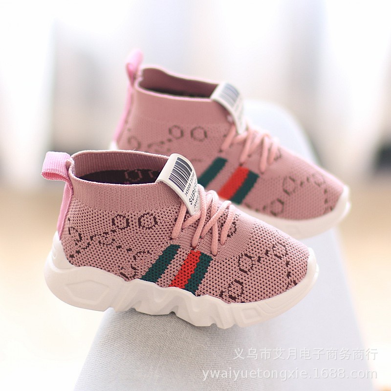 Giày Sneaker Thoáng Khí Thoải Mái Thời Trang Cho Bé Gái 1-3 Tuổi sf9319