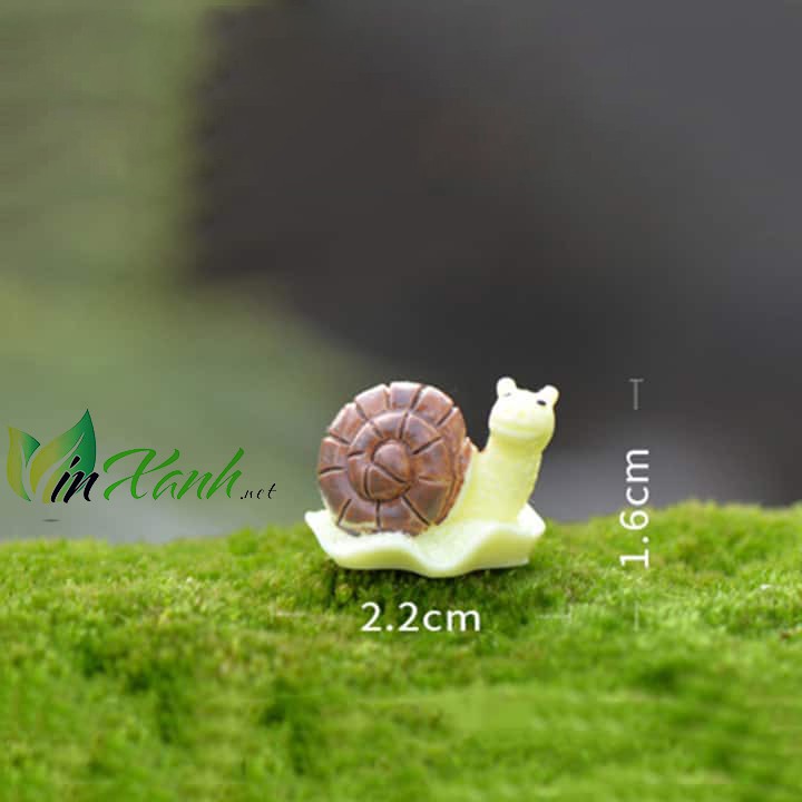 Phụ kiện ốc sên rừng núi- trang trí tiểu cảnh, hồ cá, terrarium