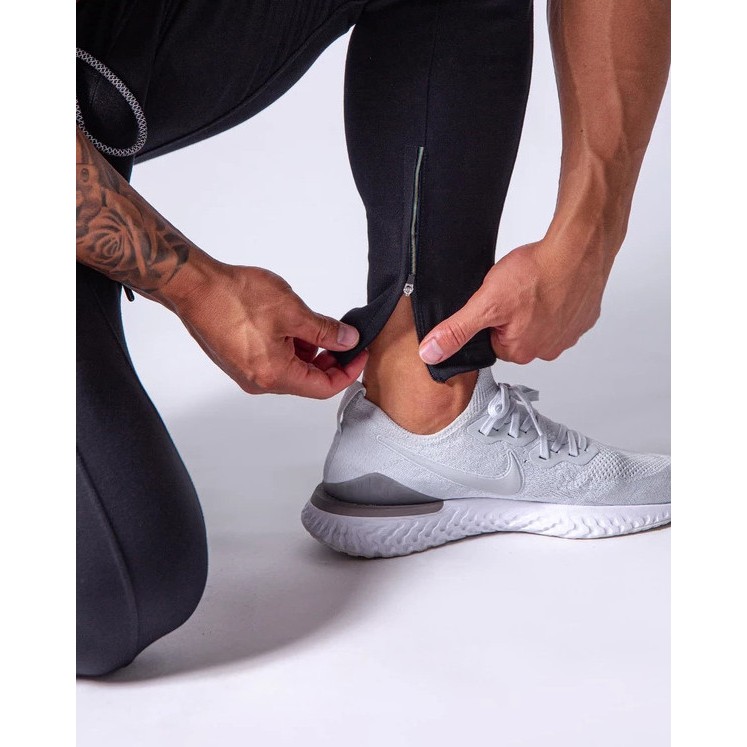 Quần thể thao nam Jogger khóa kéo ống nỉ phong cách tập gym, chơi thể thao, dạo phố (YJP1) | BigBuy360 - bigbuy360.vn