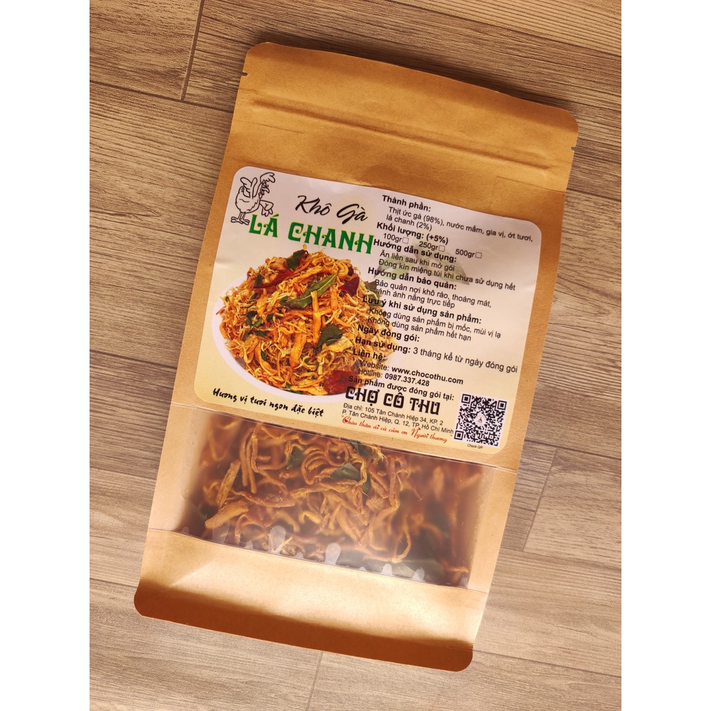 [Khô gà lá chanh thượng hạng - Thịt gà dai ngon, lá chanh thơm phức thật tuyệt vời] | Chợ Cô Thu | BigBuy360 - bigbuy360.vn