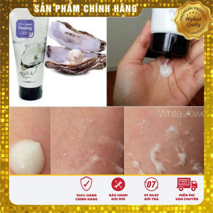 [Chuẩn Auth] Tẩy tế bào chết ngọc trai The Face Shop Smart White Jewel Peeling 120ml (Hàng chính hãng)