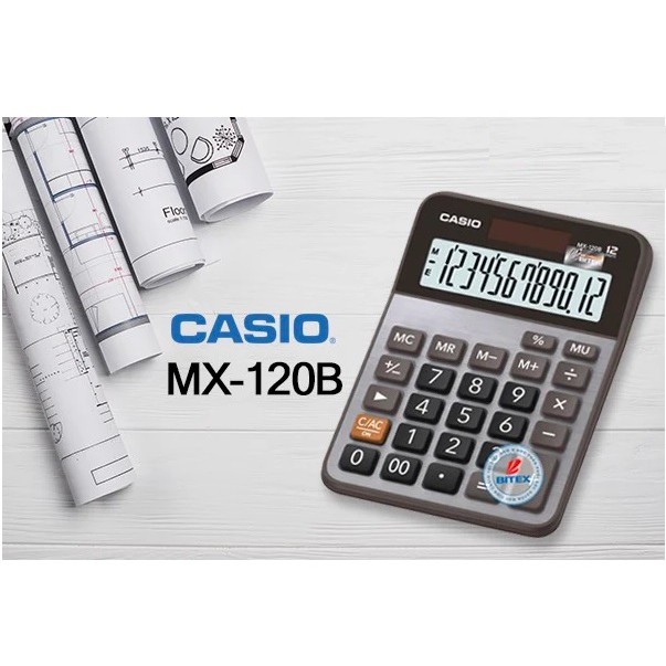 Máy tính Casio MX-120B - Chính hãng Casio - Bảo hành 7 Năm