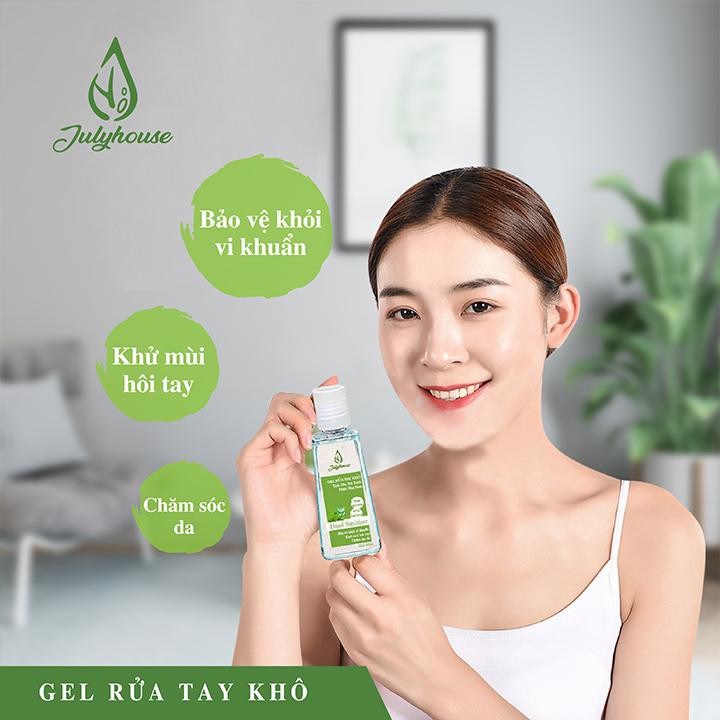 Gel rửa tay khô chiết xuất Vỏ Bưởi và Nha Đam 80ml JULYHOUSE | BigBuy360 - bigbuy360.vn