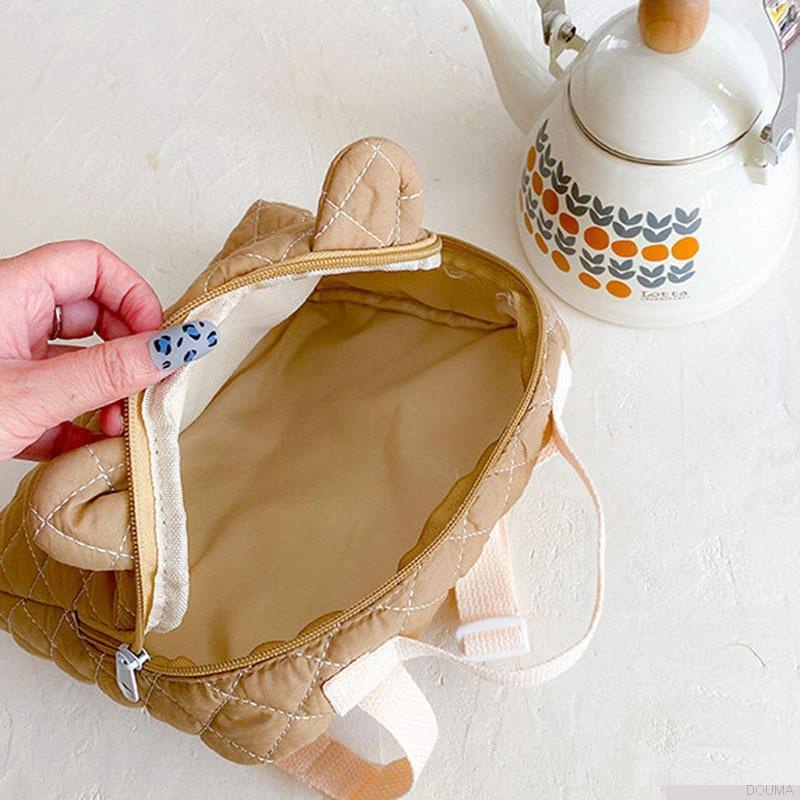 Balo đi học hình gấu hoạt hình dễ thương cho trẻ mẫu giáo