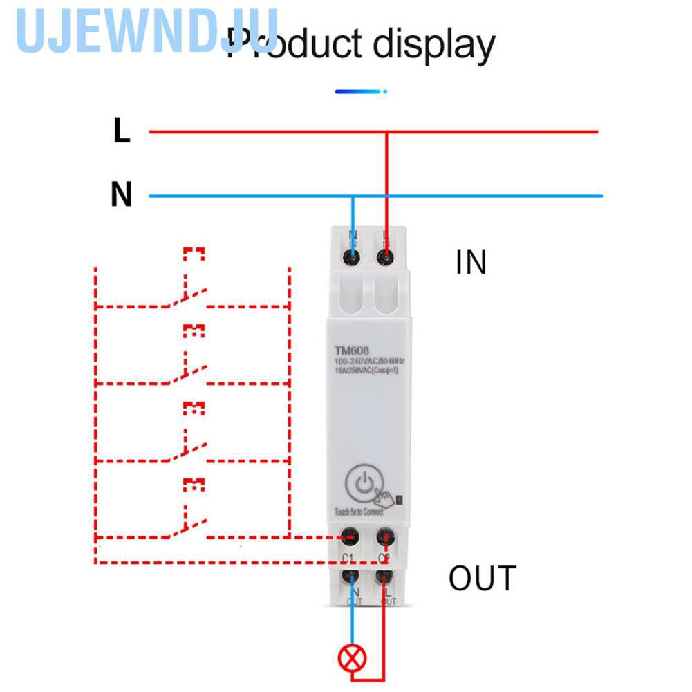 Đồng Hồ Thông Minh Ujewndju Tm608 2.4ghz Wifi 16a 100 240v Mới