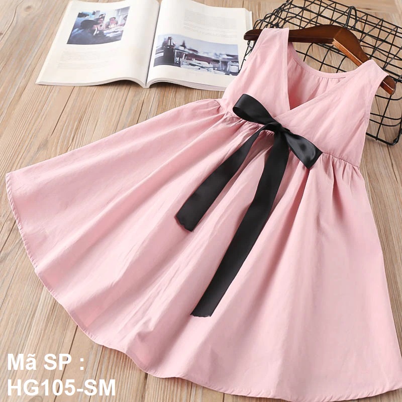 0 - ⚡ SIÊU SALE ⚡ - SIÊU SALE - Váy bé gái cotton mềm mịn thoáng mát mùa hè - HG105