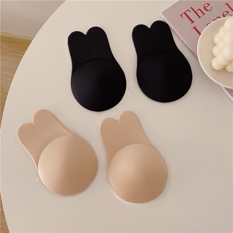 Miếng Dán Nhũ Hoa Thiết Kế Hình Tai Thỏ Dễ Thương Thoáng Khí Dành Cho Nữ