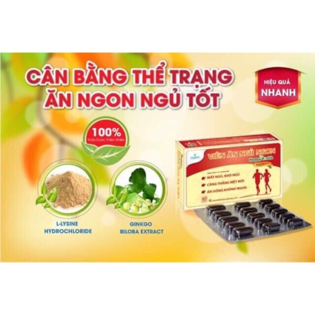 Viên ăn ngủ ngon Happy Health New Brand