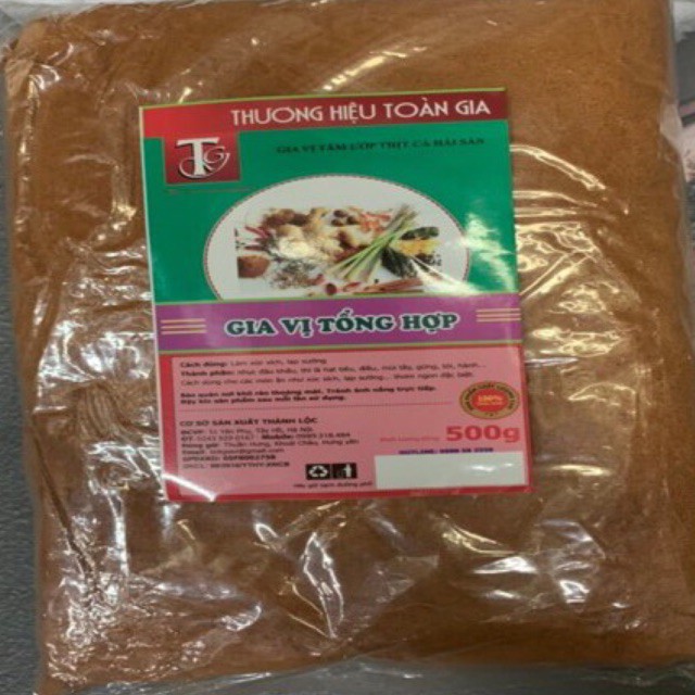 gia vị tổng hợp gói 500gr
