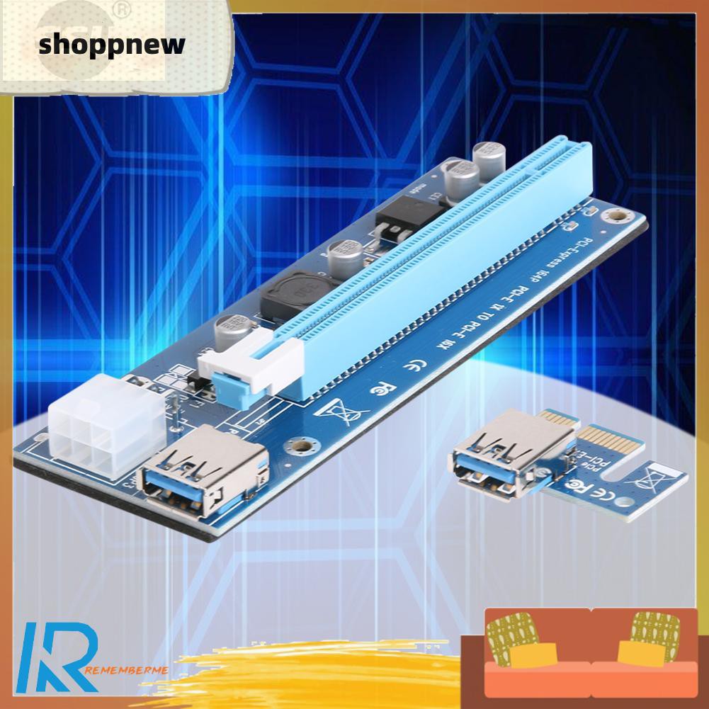 Cáp Chuyển Đổi Mở Rộng 6pin Pci-E1X Sang 16x Cho Btc Miner