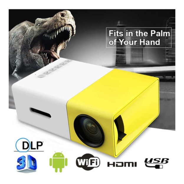 [Mã 155ELSALE giảm 7% đơn 300K] Máy chiếu mini YG-300 Smart LED Projector