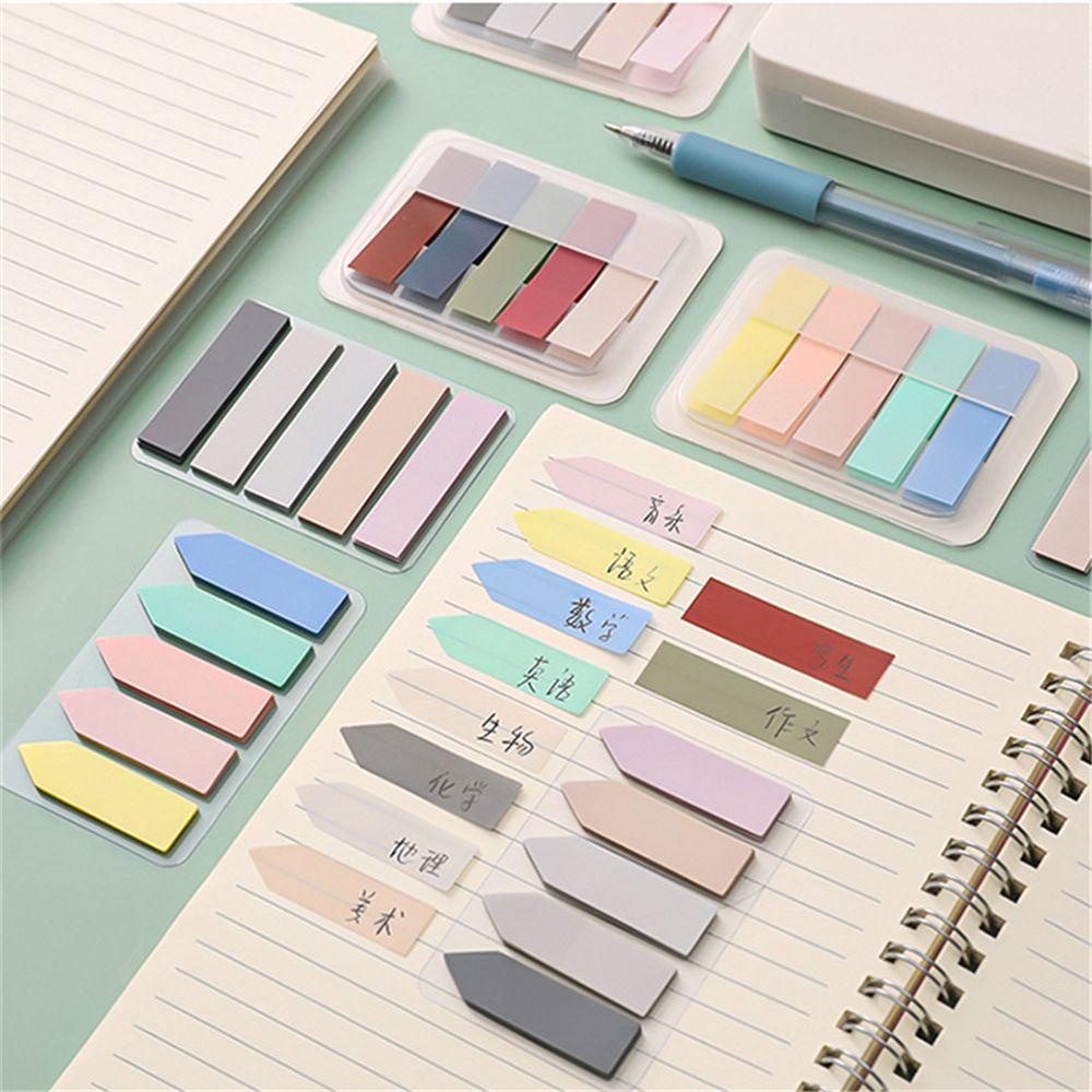 Bộ 100 Tờ Giấy Dán Ghi Chú Đánh Dấu Trang Sách Tiện Dụng