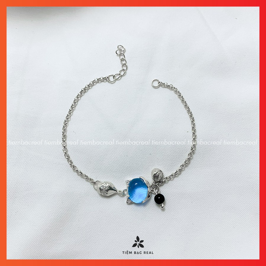 Lắc tay hồ ly đá bạc ta cầu may mắn tình duyên, lắc tay hồ ly đủ màu đá theo mệnh | BigBuy360 - bigbuy360.vn