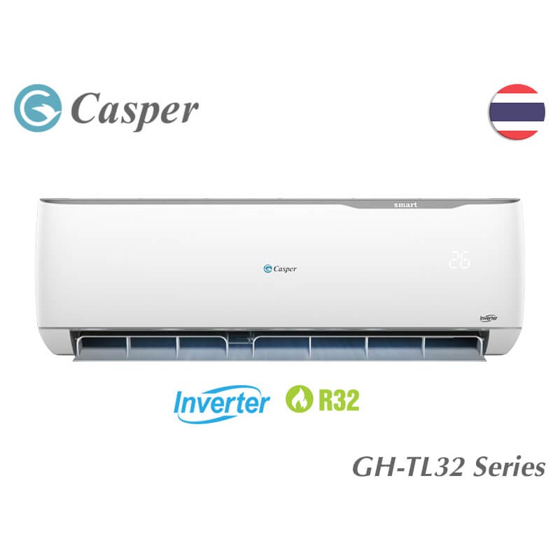 Điều hòa Casper 2 chiều Inverter R32 GH-12TL32(IN/OUT)