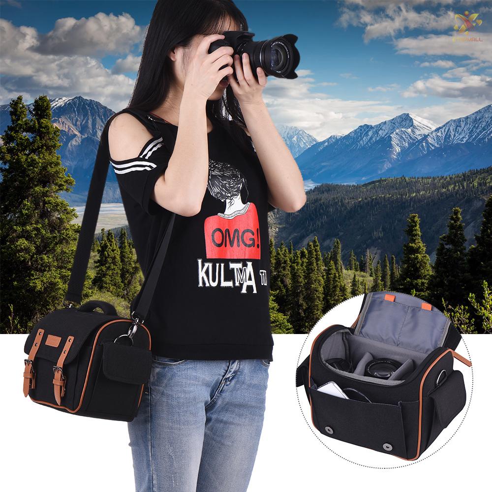 ET DSLR SLR Camera Shoulder Messenger Bag Case Shockproof Waterproof for Cameras and Lens