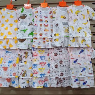 COMBO 5 BỘ COTTON GIẤY CHO BÉ