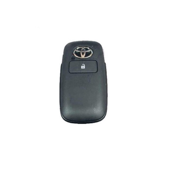 Ốp nhựa carbon lót silicon bọc, bảo vệ chìa khóa xe Toyota Veloz Raize Avanza