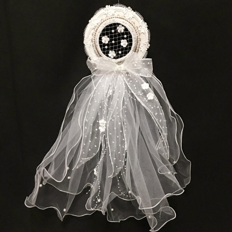 Mũ Lưới Trong Suốt Phụ Kiện Cho Cô Dâu