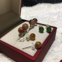 BÔNG TAI NỤ ĐÁ CHỐT BẠC