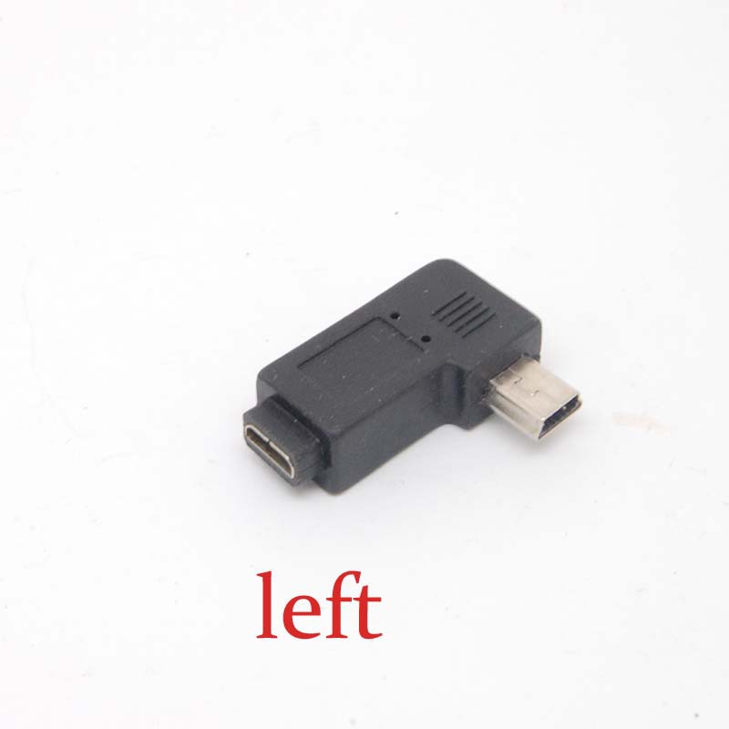 Đầu chuyển đổi USB 2.0 Type-A mini sang cổng cắm Micro USB 2.0 Type-B 90 độ